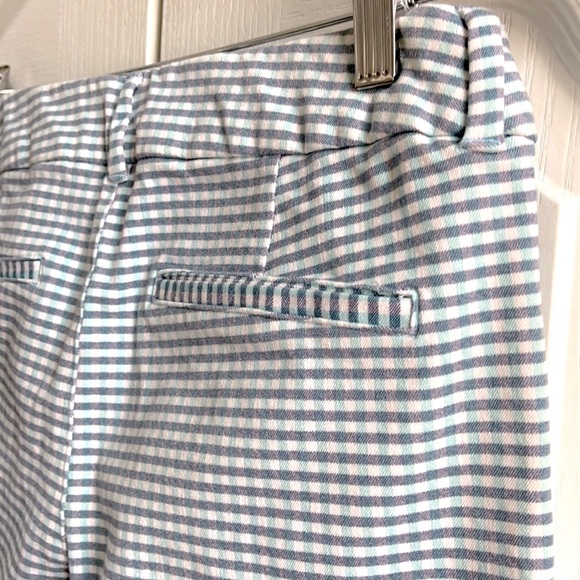 OLD NAVY Mid Rise Gingham Pixie Ankle Pants, 8 - Picture 9 of 11